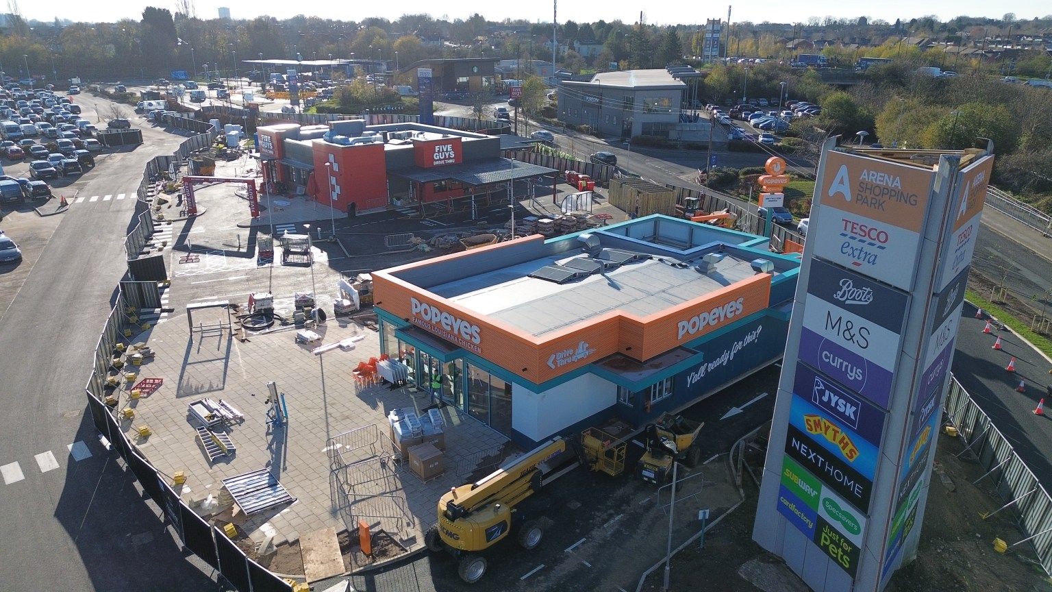 Shell Drive Through Shell works completed for New Drive-Thru Development at Coventry Arena ...